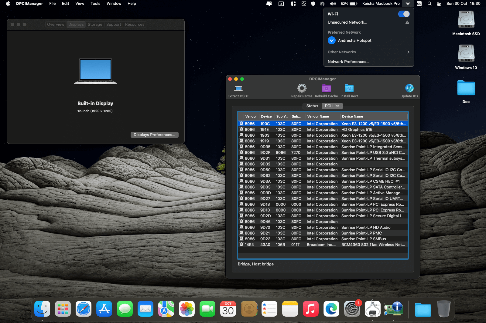 HP Elite X2 1012 G1 [SkyLake   Intel HD 515 + I2C]   OpenCore 2